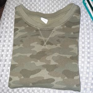 Camo Crewneck Sweatshirt